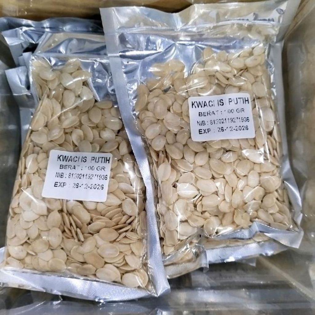 

Kwaci Kuaci Putih kupas matang biji isian mooncake 100 gr