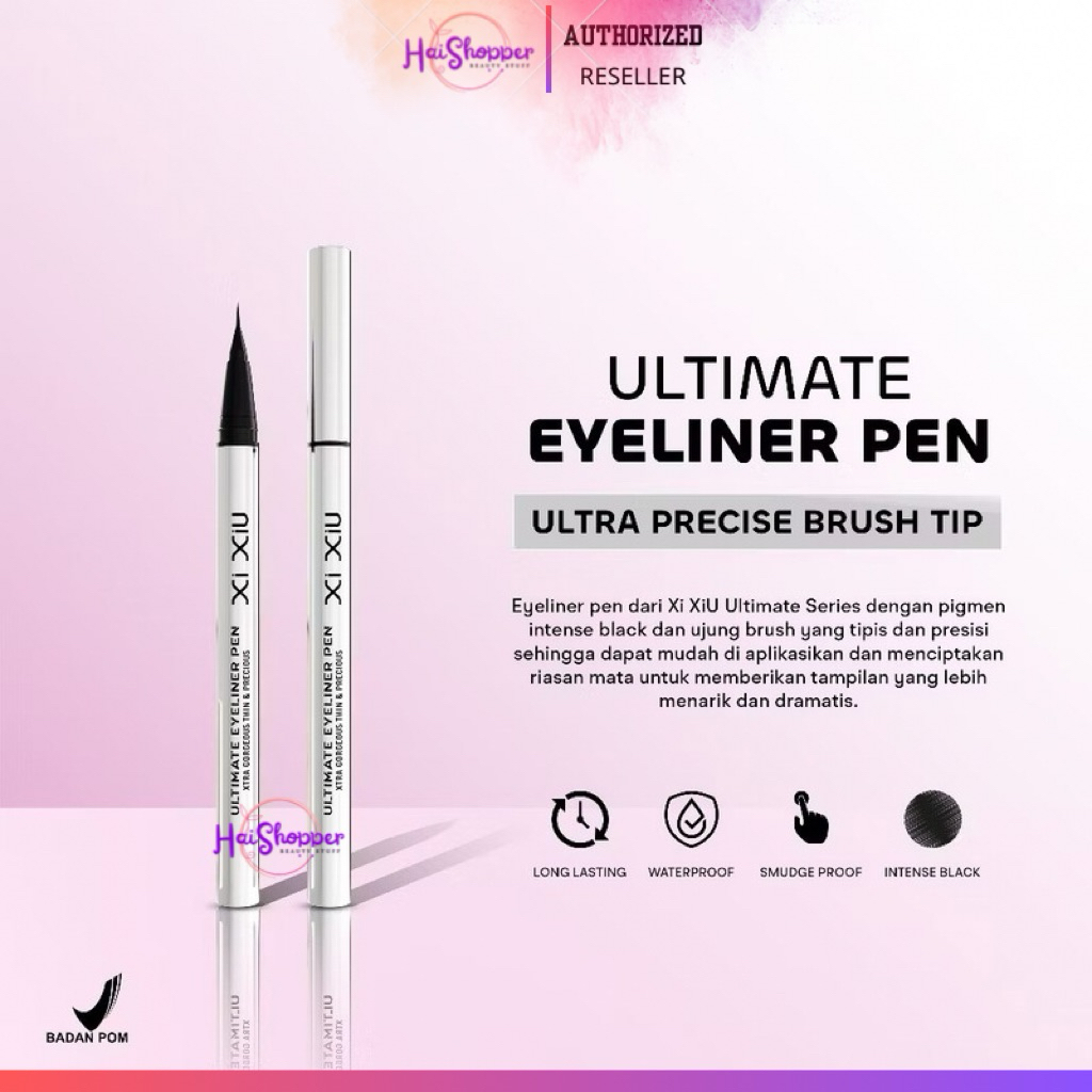 Xi XiU Ultimate Eyeliner Pen Xtra Gorgeous Thin & Precious 1ml | Xi Xiu Liquid Eyeliner Waterproof T