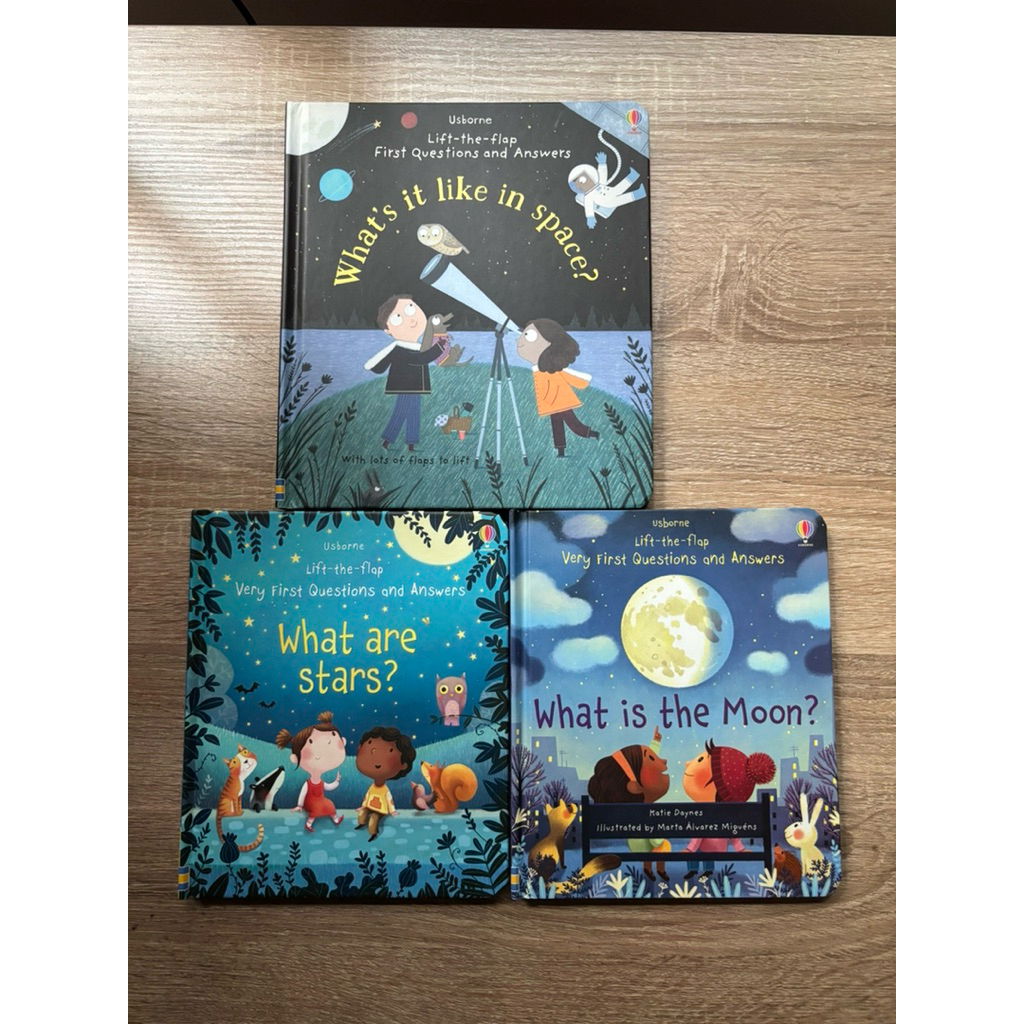 Usborne preloved Original / Usborne Questions & Answers / Lift the Flap / Usborne Space / What is th