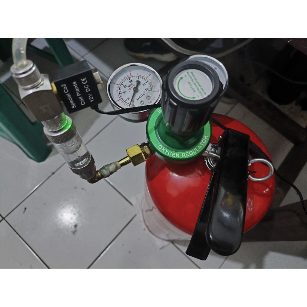regulator tabung co2 apar diy ukuran 3-12kilo tanpa solenoid