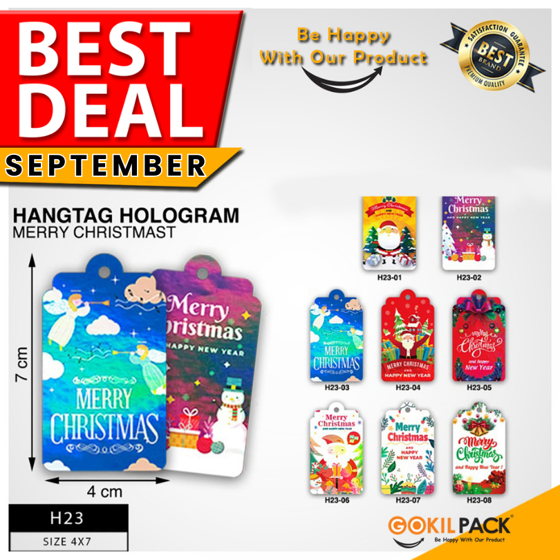 

Hang Tag – Hang Tag Motif Merry Christimas 7x4 | H23