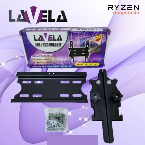 LAVELA Bracket Breket TV LED LCD 14 24 32 42 Inci Bracket TV LED LCD Universal