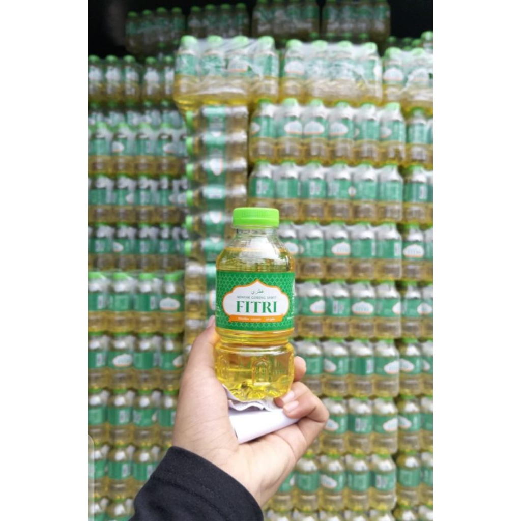

minyak Fitri 200 ml parcel lebaran bingkisan travel size minyak goreng botol kecil botol mini