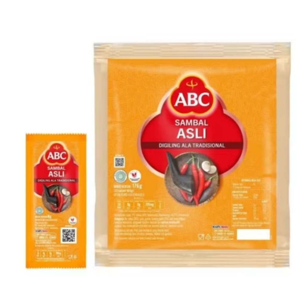 

Sambal Asli ABC Sachet 22x8 gr