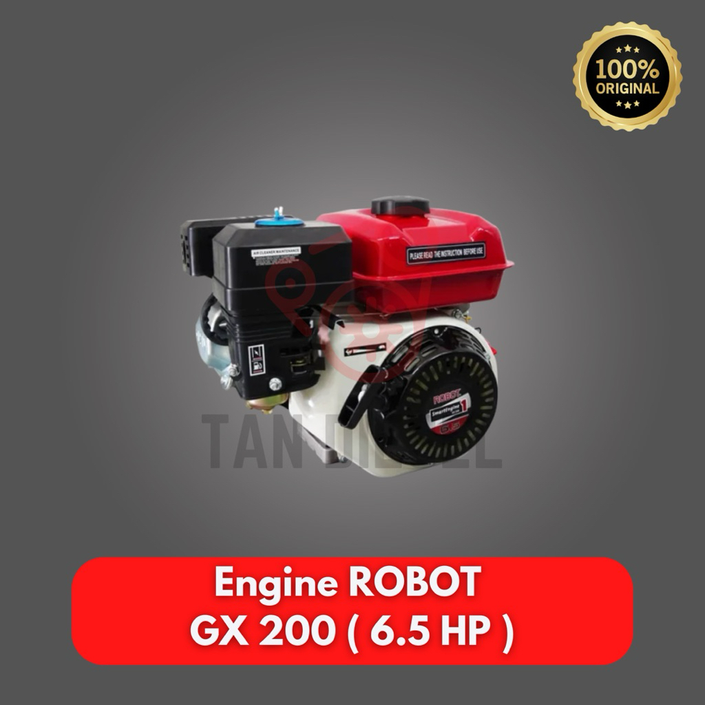 Engine ROBOT GX 200 Mesin Penggerak Bensin 6.5 PK Mesin Bensin Putaran Cepat Mesin bensin 6.5 HP
