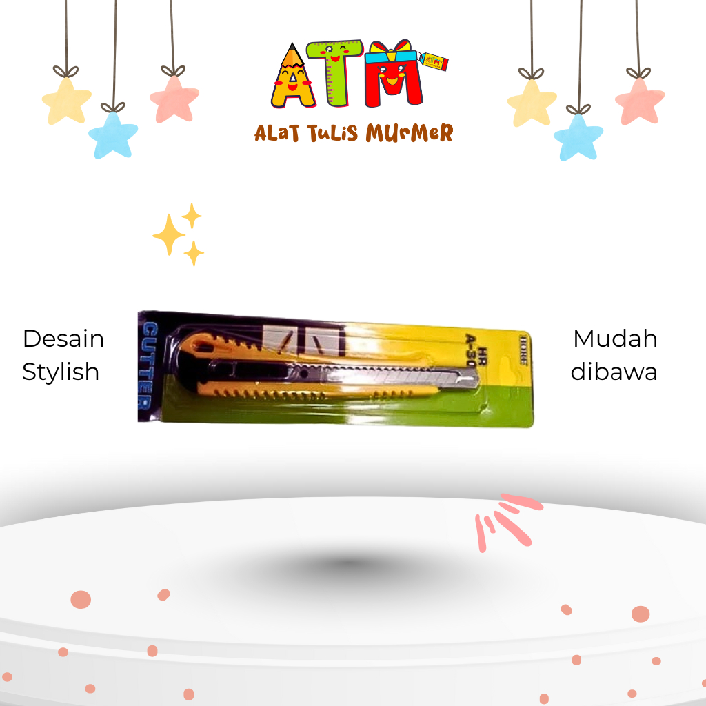 

Cutter/Silet/Pemotong Serbaguna/Cutter Hore A-300 Kecil