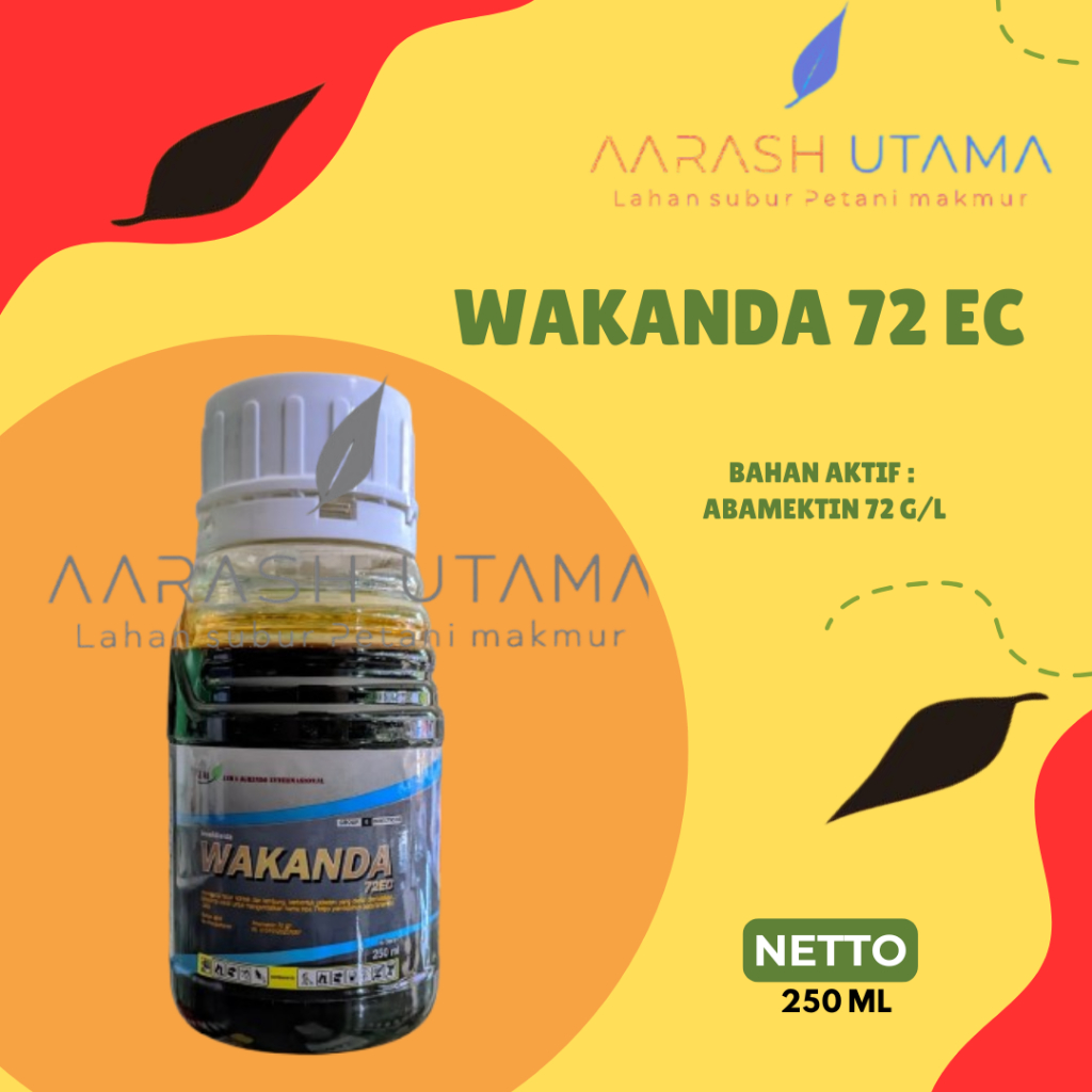 INSEKTISIDA WAKANDA 72 EC / ABAMEKTIN 72 g/l - 250 ML