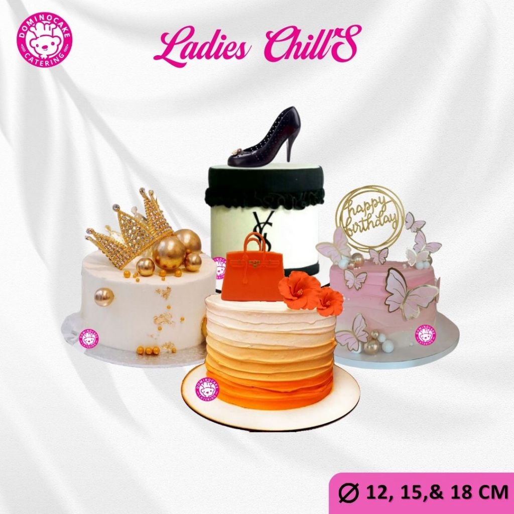 

Dominocake | Birthday Cake Ladies Chill's Series | Kue Ulang Tahun