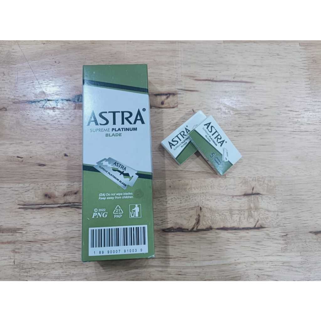 Silet Astra Superior Platinum Double Edge (Singapore) ORIGINAL 100%