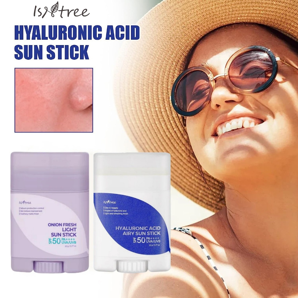 ISNTREE Hyaluronic Acid Airy Sun Stick / Onion Fresh Light Sun Stick SPF 50+ PA++++ 22g / Sun Stick 