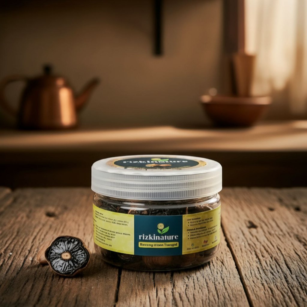 

Premium Grade A Bawang Hitam Tunggal Solo Black Garlic Terlaris Fresh -150 gram