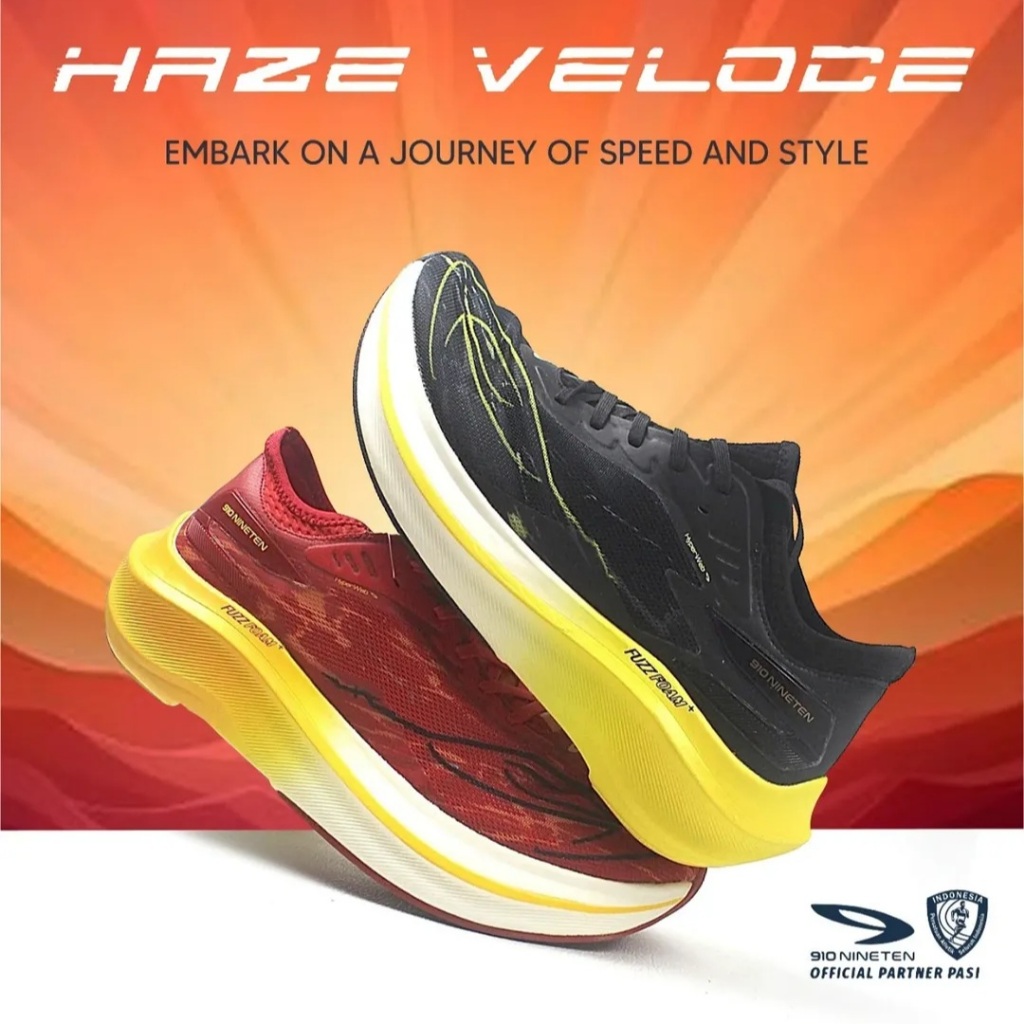 NINETEN SEPATU OLAHRAGA RUNNING LARI NINETEN HAZE VELOCE