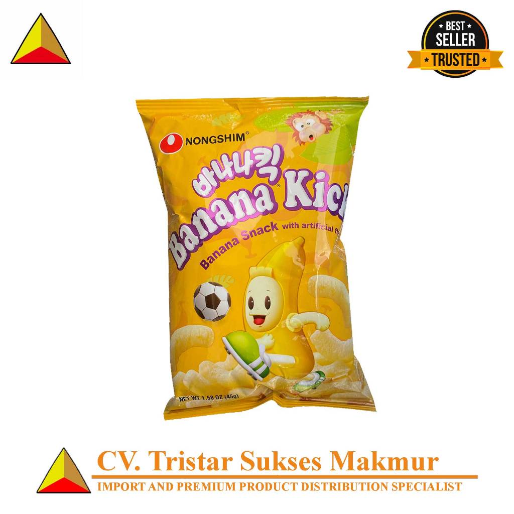 

Snack Korea NONGSHIM Banana Kick 55gr – Camilan Renyah Rasa Pisang Viral