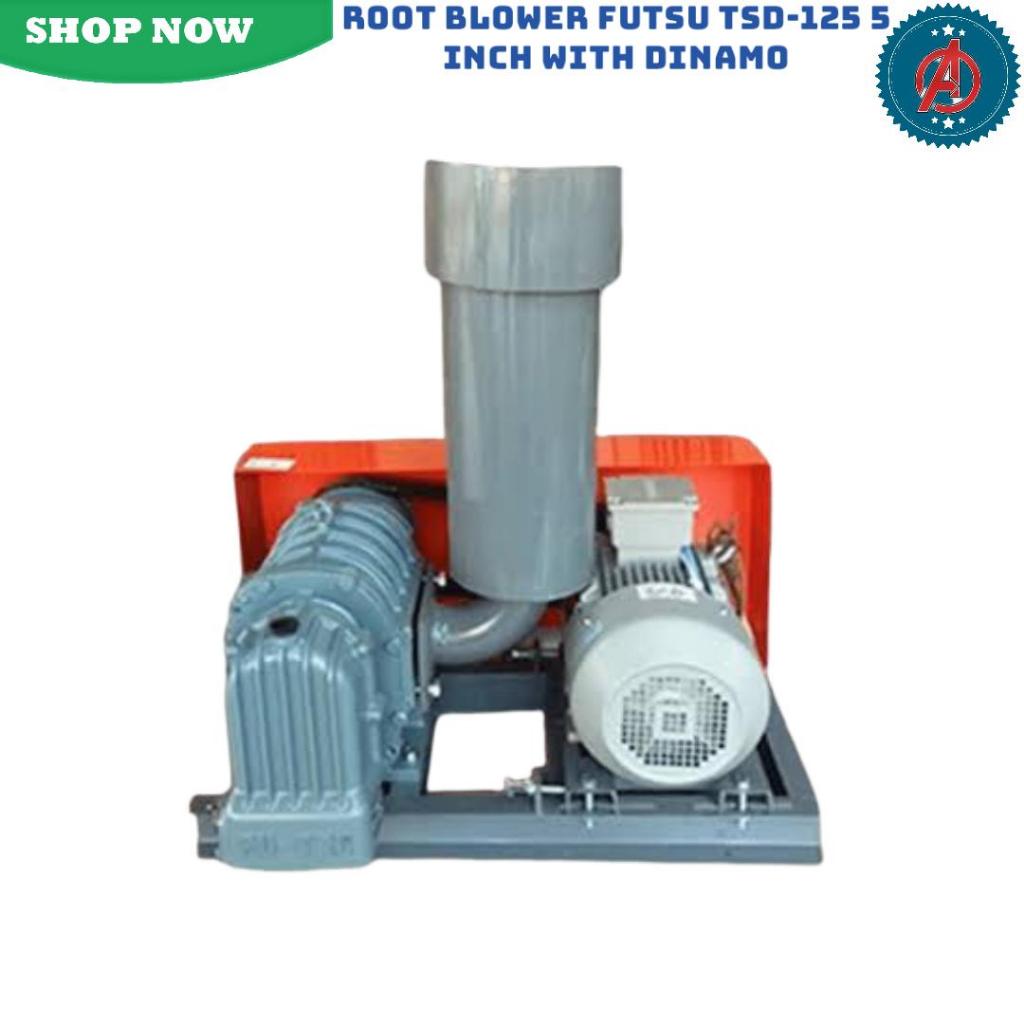 Root Blower Futsu TSD - 125 5Inch complete with Dinamo / Motor Siemens IE1