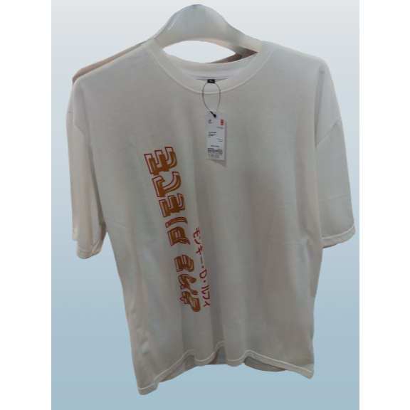 Kaos Oblong Putih Edisi One Piece