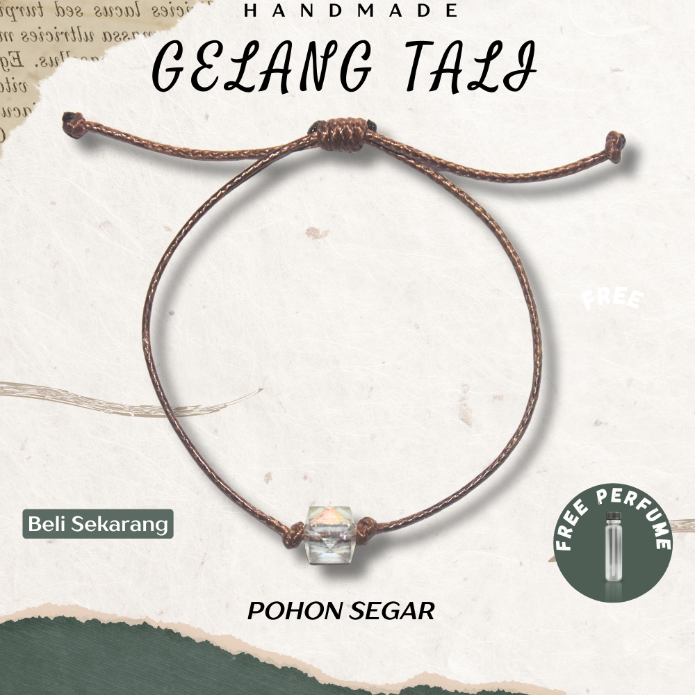 GELANG TALI COKLAT | GELANG SIMPLE