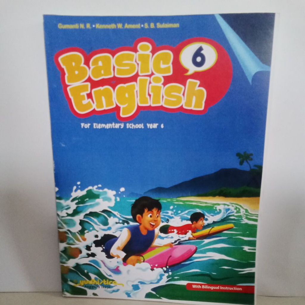 buku basic English untuk kelas 6 penerbit Yudhistira