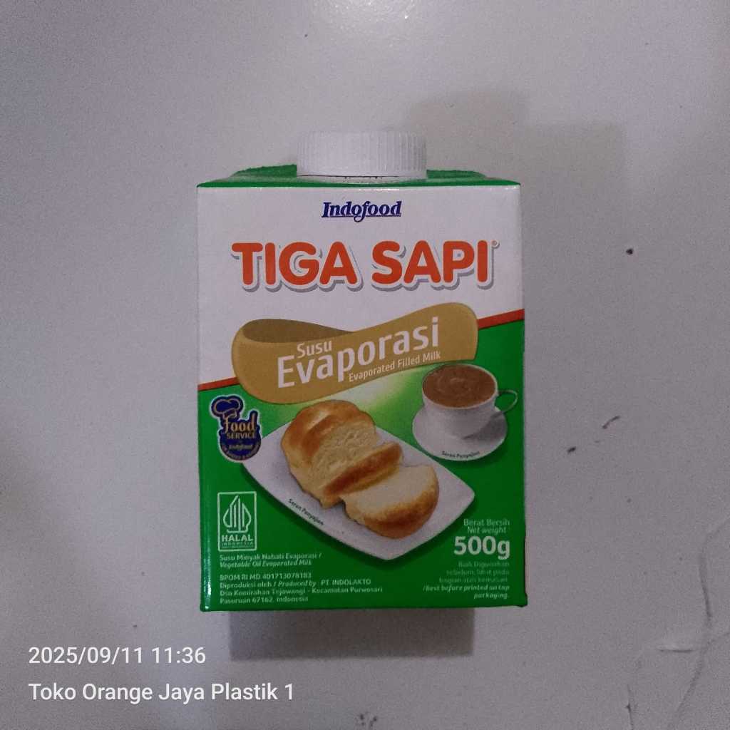 

SUSU TIGA SAPI EVAPORASI 500 GRAM / Susu Evaporasi Tiga Sapi