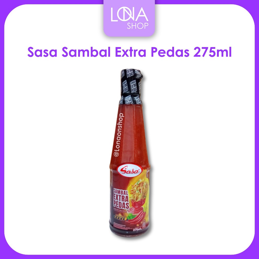 Sasa Sambal Extra Pedas 275ml | Saus Sambal Botol