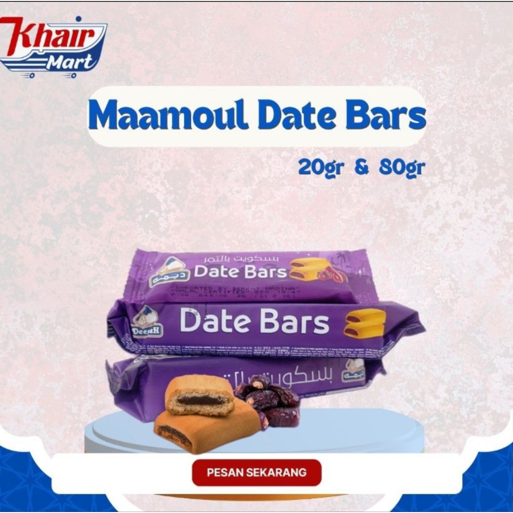 

Date Bars Biskuit Kurma