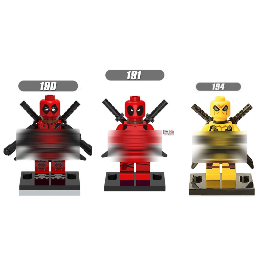 X0101 Deadpool Variant - Mainan Brick