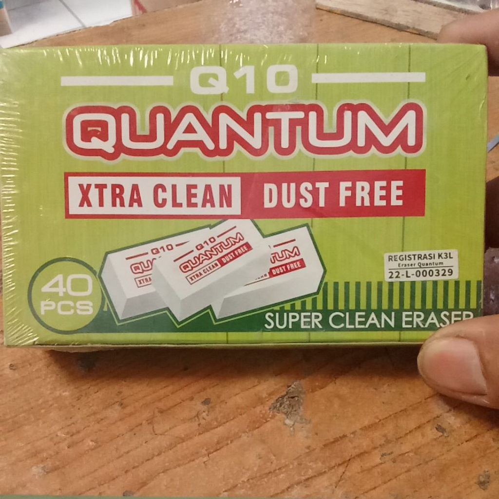 

penghapus pensil bentuk kotak 1pk isi 40pcs