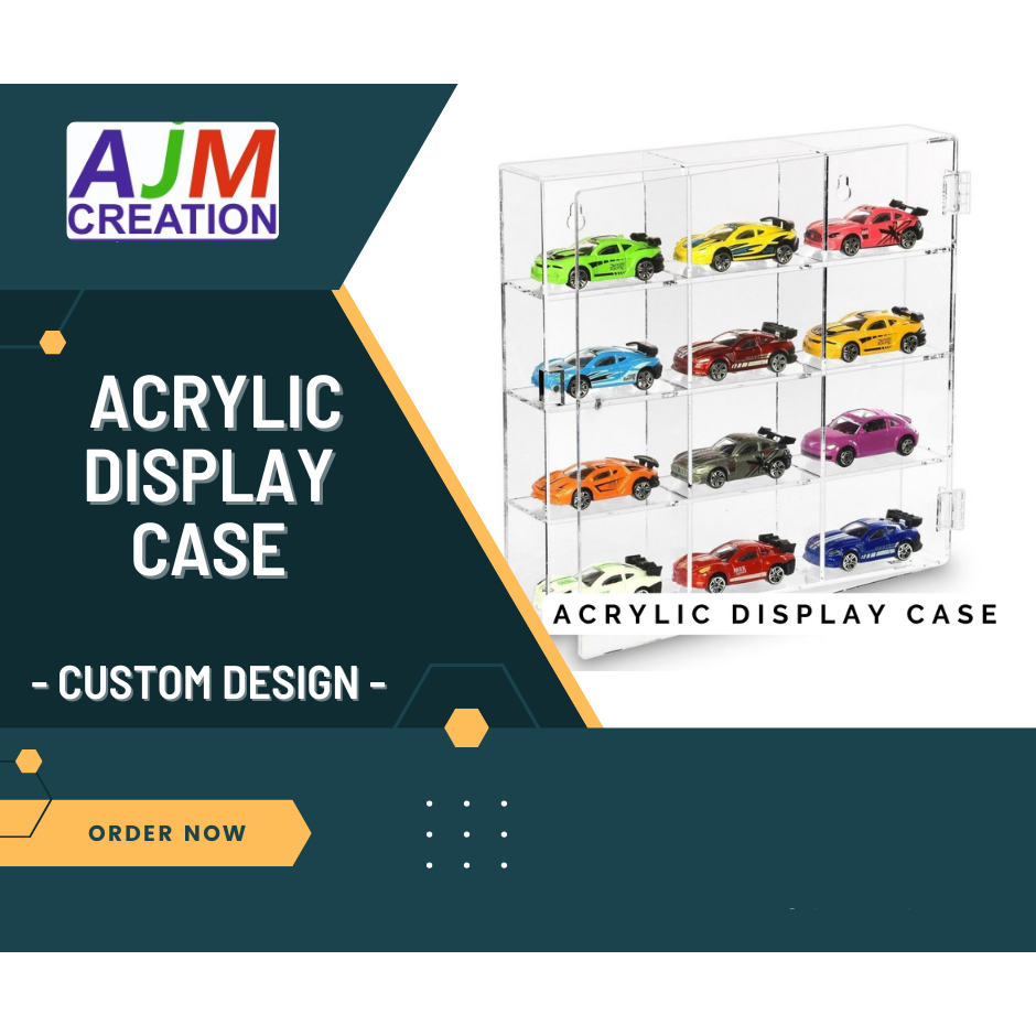 

Acrylic Display Akrilik Diecast Kotak Hotwheels Mini GT Tomica TERBAIK, MURAH & BEST QUALITY - 1 Kotak