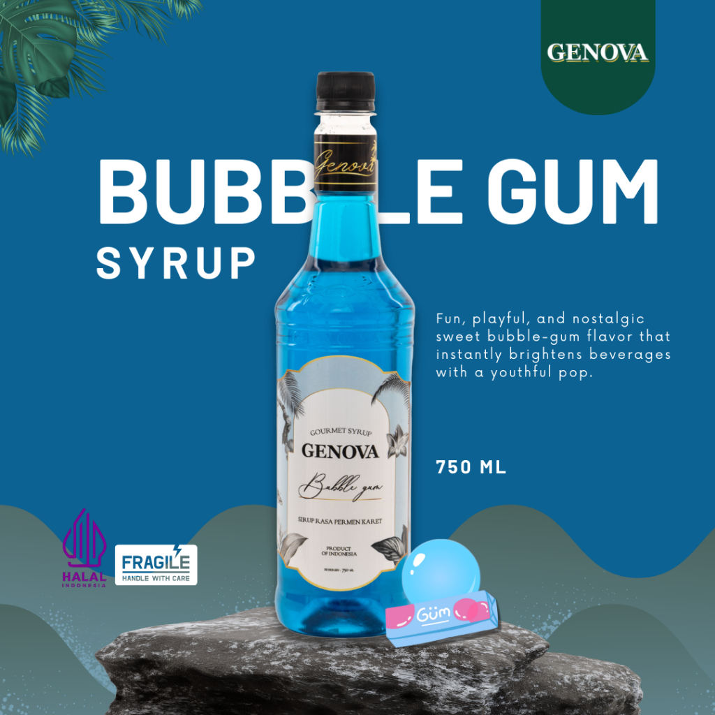 

Genova Bubble Gum Syrup 750ml