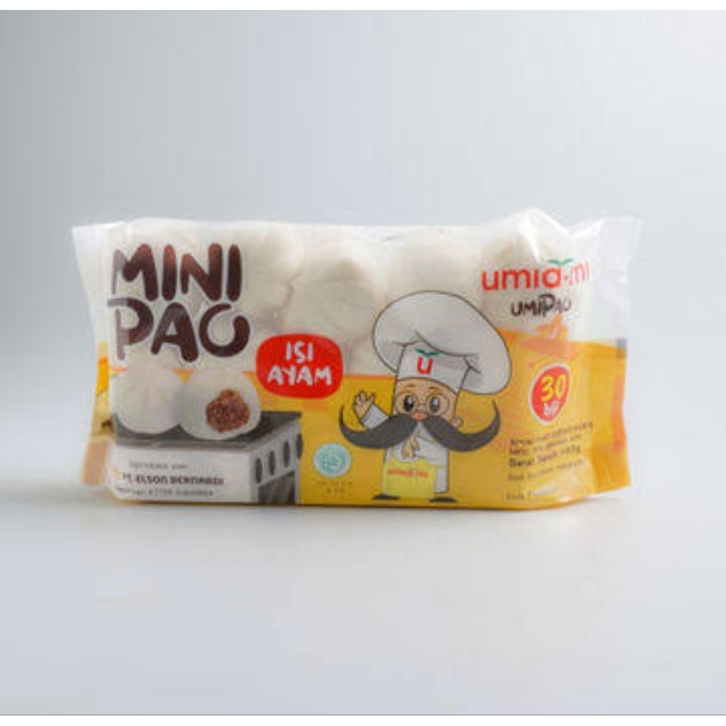 

UMIAMI Minipao Ayam Mipao/Bakpao Frozen/Beku isi 30 Enak Halal Sehat Praktis