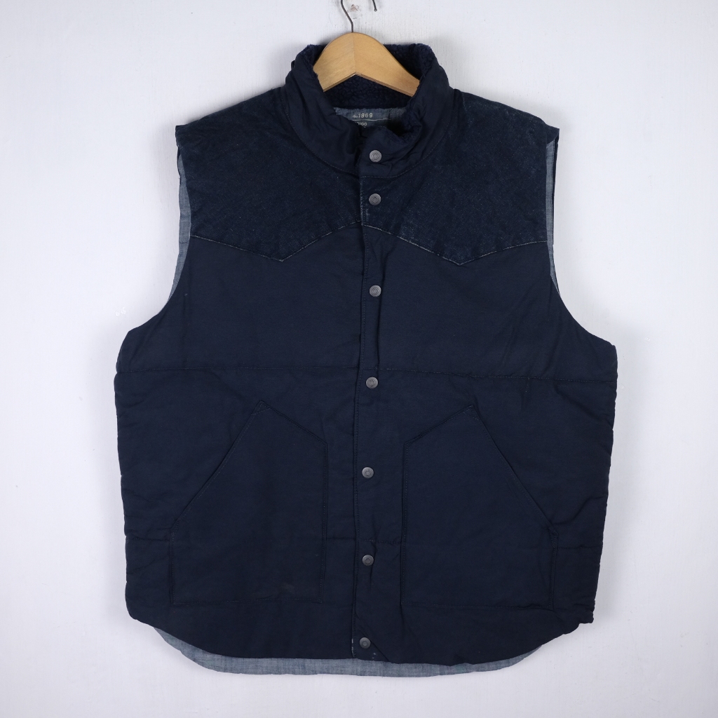 ROMPI GAP DOWN PUFFER VEST DACRON VT29 SIZE XL ORIGINAL PRELOVED