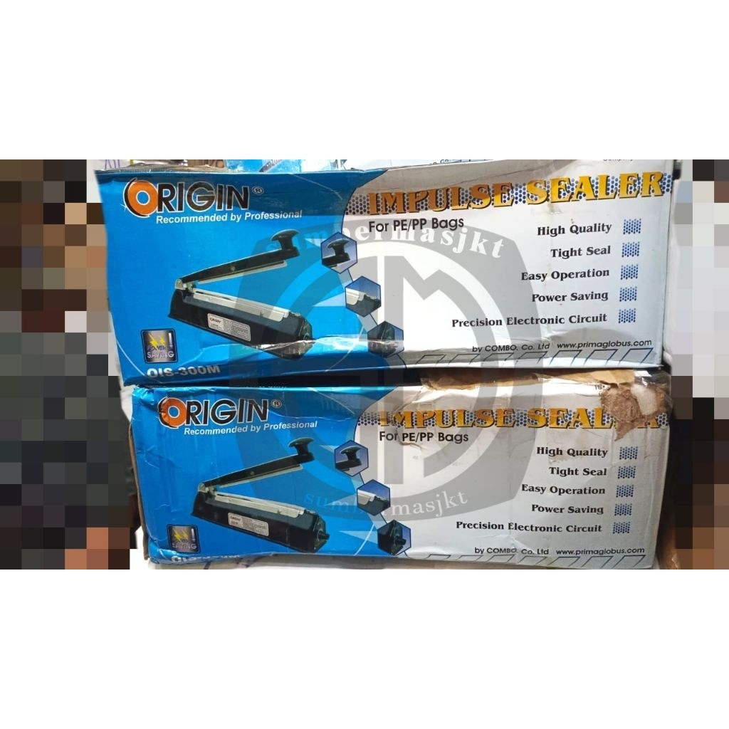 Alat Press / Mesin Press / Origin Impulse Sealer Metal Iron 30cm