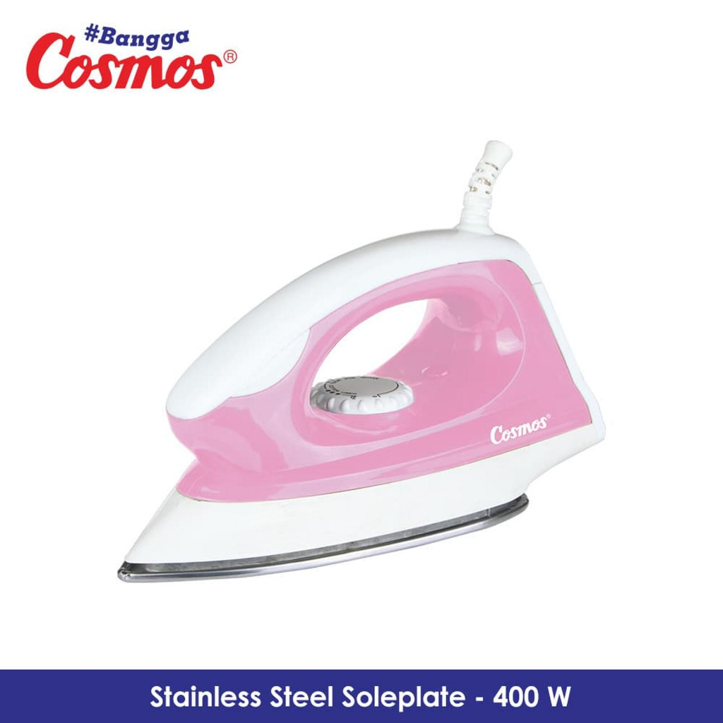 Setrika Cosmos CIS-428 400W Listrik Stainless / Setrika Cosmos CIS428 Stainless Cosmos CIS 428
