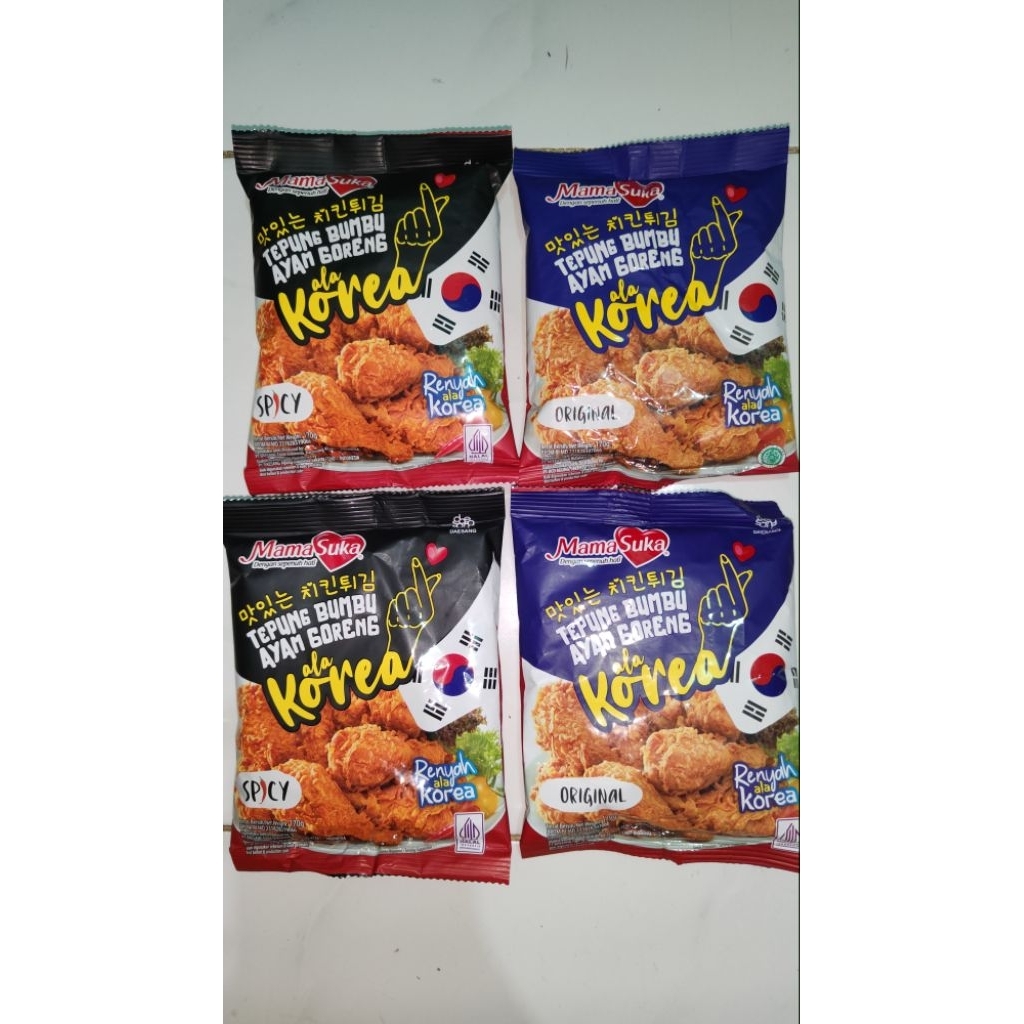 

TEPUNG BUMBU AYAM GORENG MAMA SUKA ala Korea l promo sale murah meriah tepung bumbu serbaguna apa korea