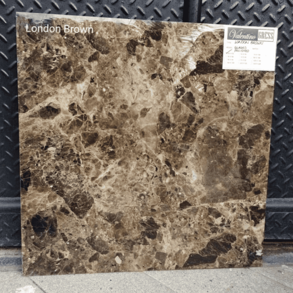 Granite lantai 60x60 London brown | Valentino gress | kw-1 | Glossy