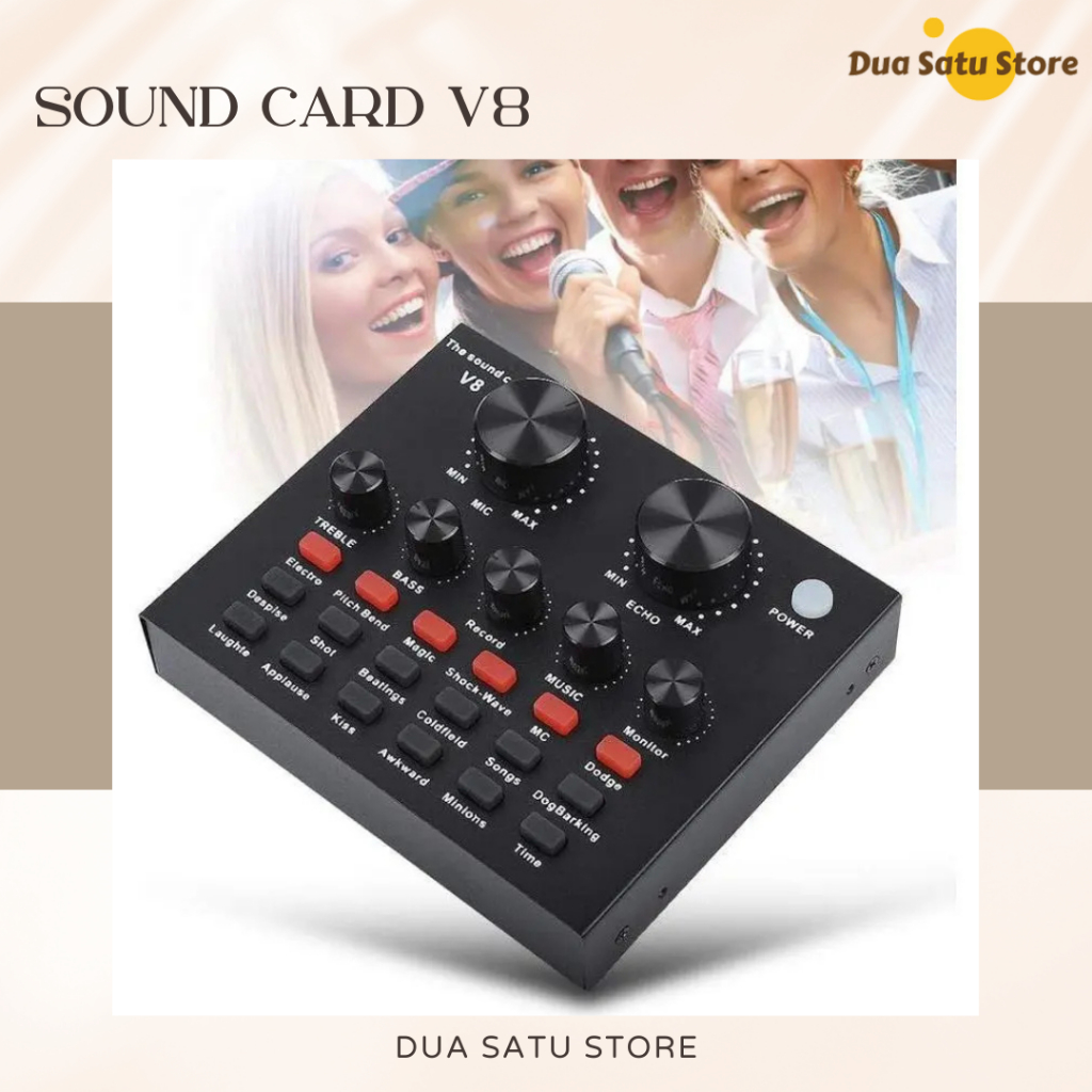 Kimiso Sound Card V8 Singing Live