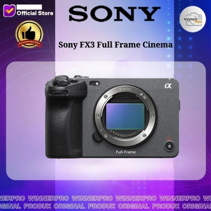 Sony FX3 Full-Frame / FX-3 / FX 3 Cinema Camera Original RESMI