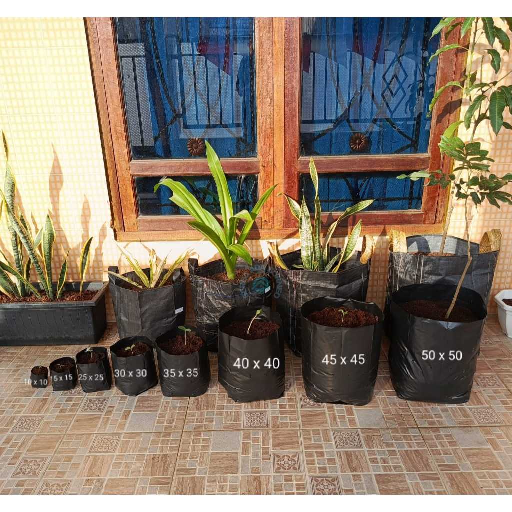Polybag Uk 20 x 20 Isi 40 Pcs Polybag Tanaman