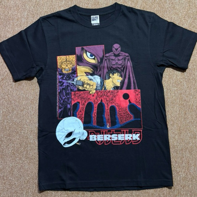(E) Kaos Berserk Bootleg Eclipse Impact Hitam M Anime