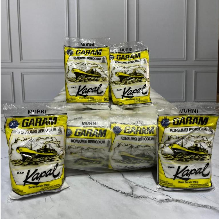 

Garam Halus Cap Kapal ball (40 x 250gr)