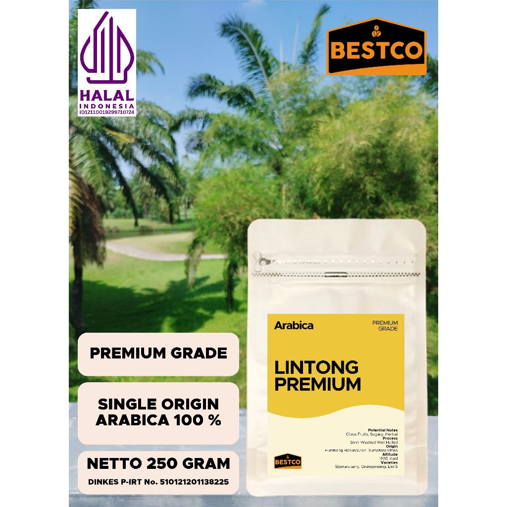 

Kopi Bestco Premium Arabica Lintong 250 gr