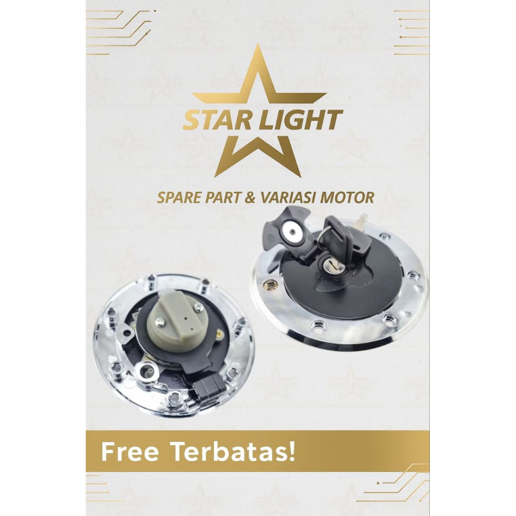 TUTUP TANGKI NINJA - Tutup Tangki Ninja R Ninja RR Ninja SS Set Kunci