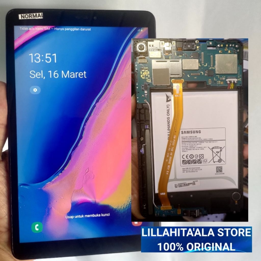 MESIN SAMSUNG TAB A8 4G 3/32GB P205+SPEN
