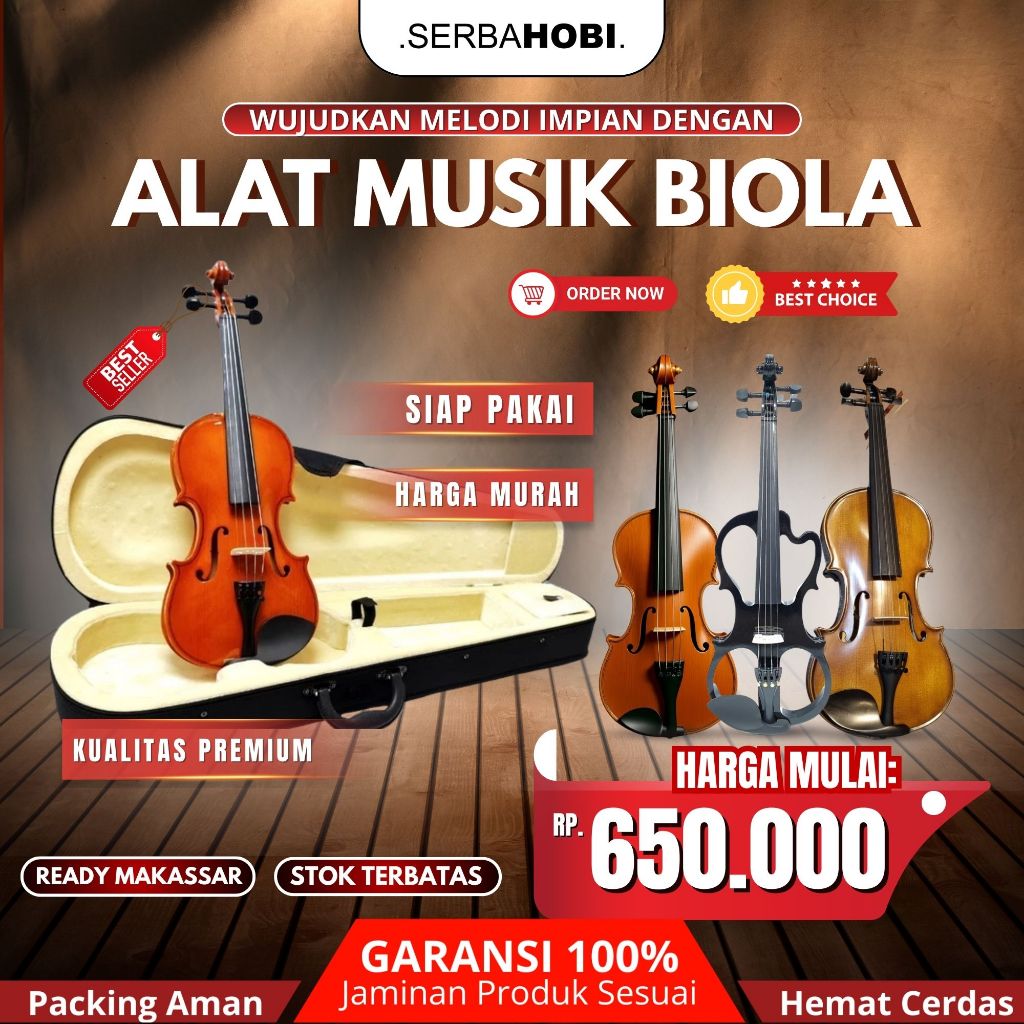 Alat Musik Biola / Violin / Biola Cowboy / Biola Caleb