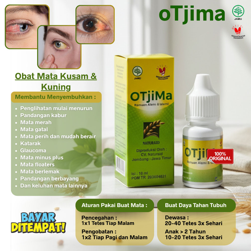 Obat Mata Kuning Kotor & Berlemak – Tetes Herbal OTEM Original Ampuh