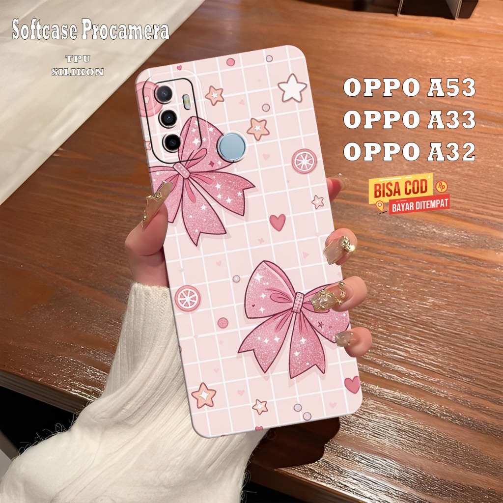 Silikon Hp Oppo A53 Oppo A33 Oppo A32 Oppo A31 - Case Pelindung Layar Ponsel - Cassing Procamera Len