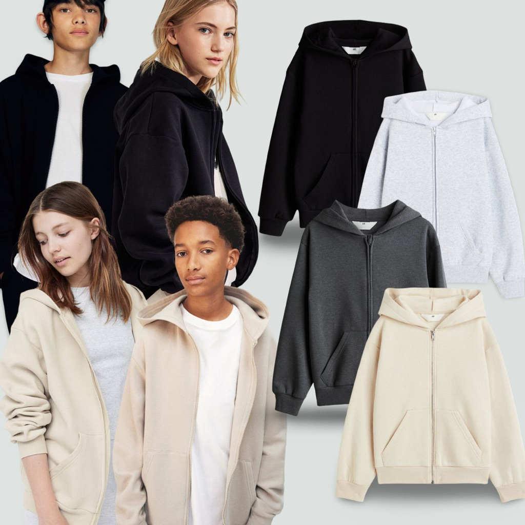 Jaket Anak Laki - Laki & Perempuan - Jaket Hoodie (Unisex) HM