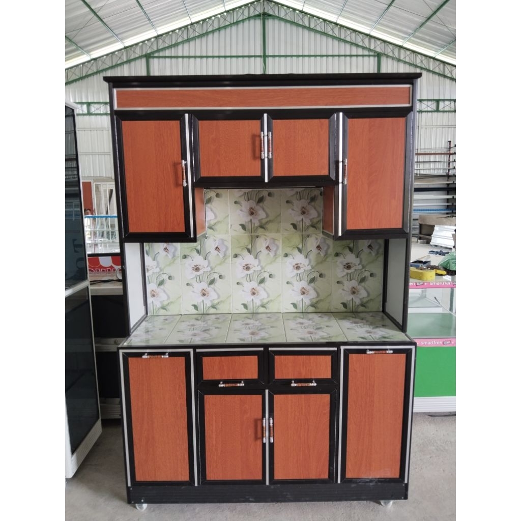 rak piring aluminium acp/alat dapur