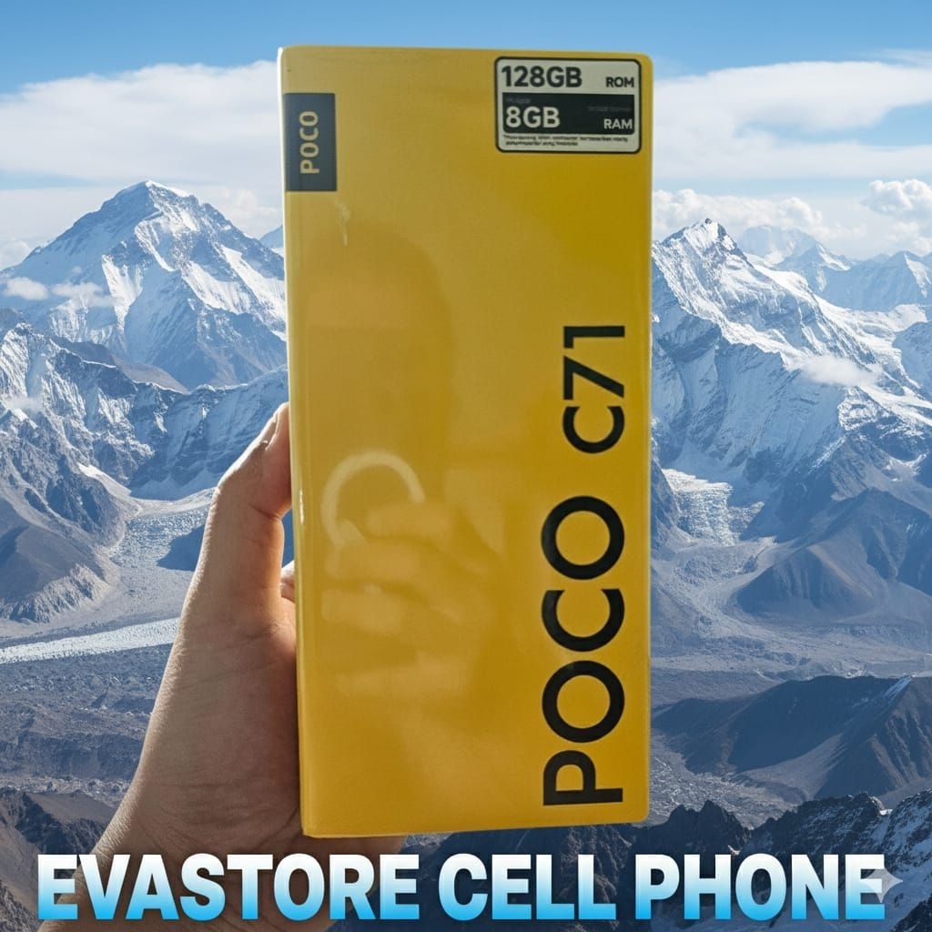 Poco C71 ram 4/128 garansi resmi