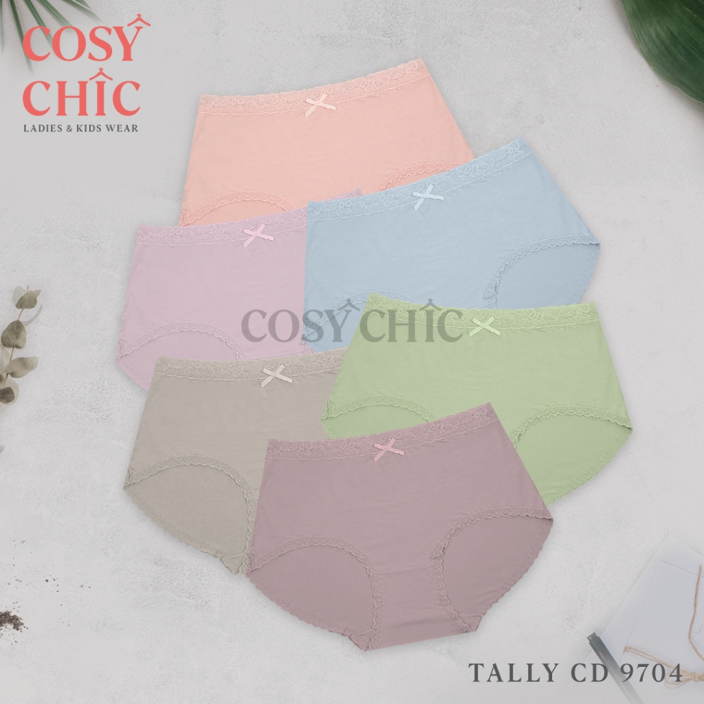 [COSY CHIC] Tally CD Celana Dalam Wanita Baby Skin 9704 | Katun | Free Size