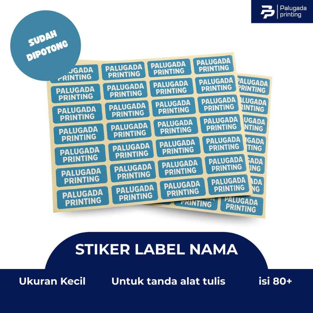

(80pcs)Stiker Label Nama , Stiker label nama alat tulis, stiker label, Sudah Di Potong